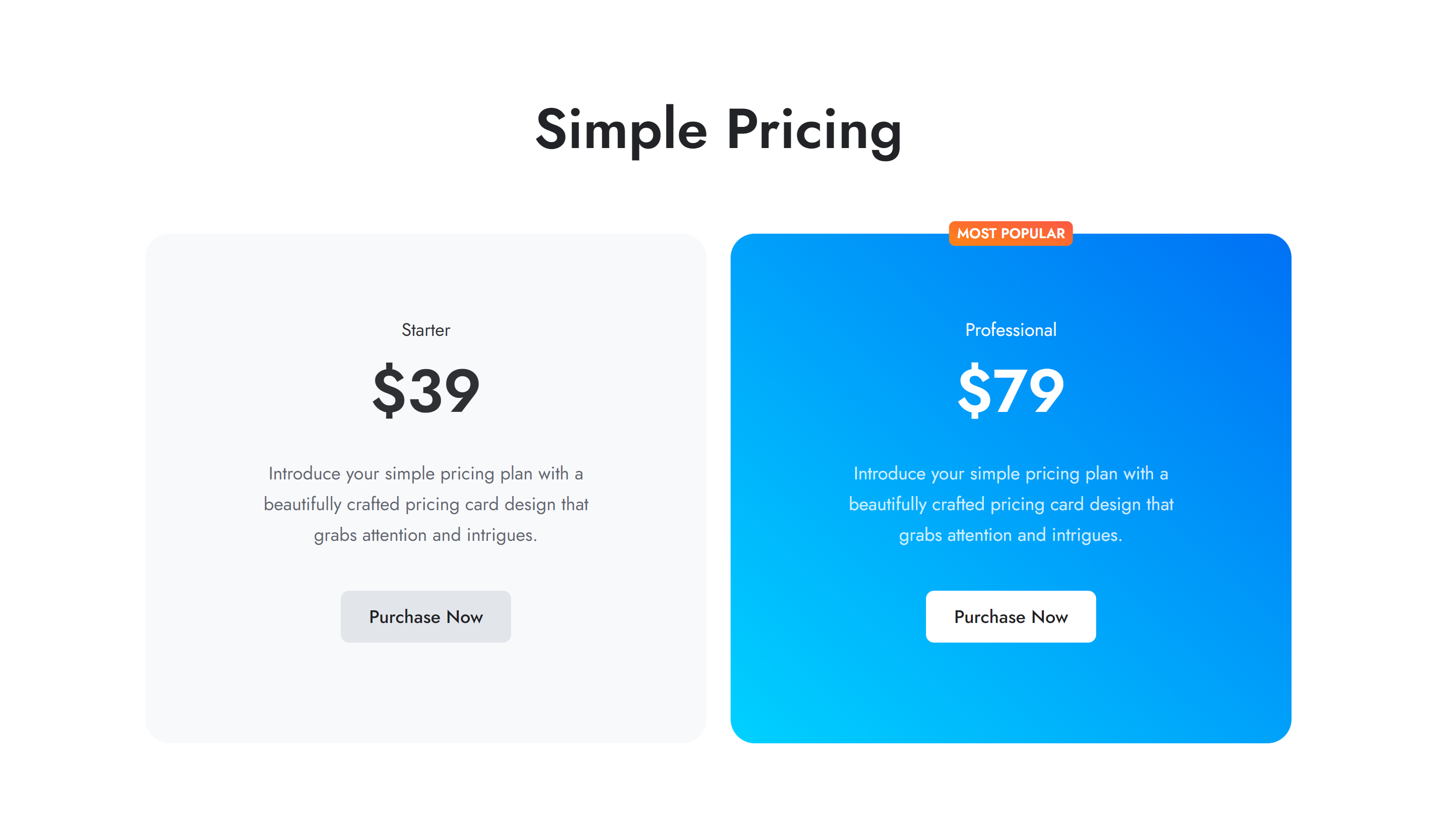 Simple pricing Module by Neambo